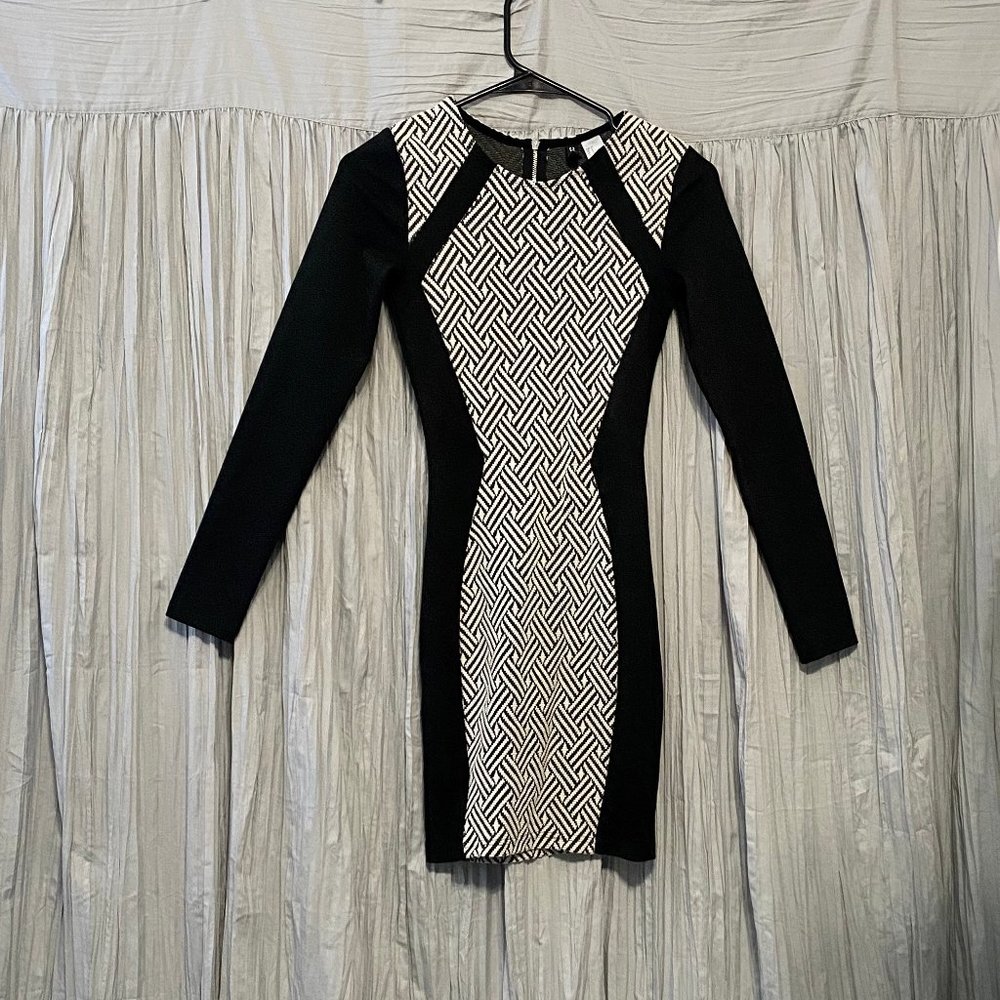 H&M Divided - Black and White Bodycon